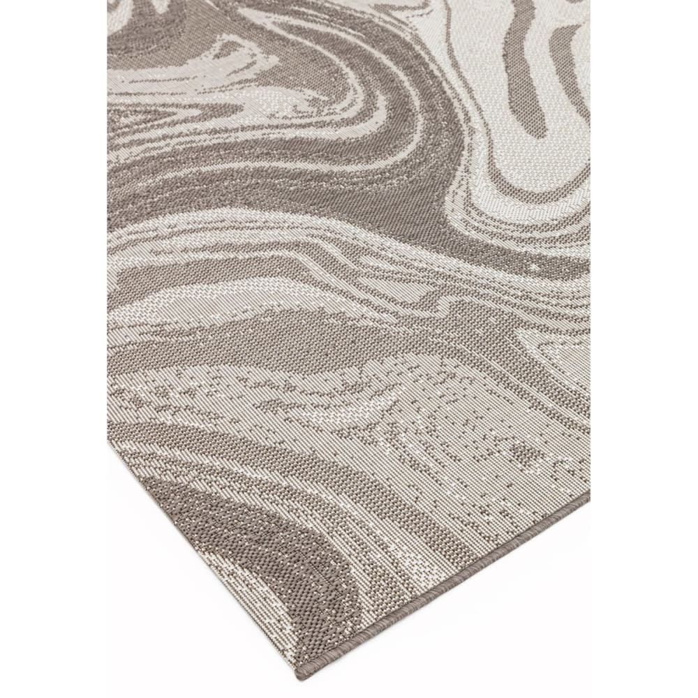Tapis indoor outdoor en polypropylène marron 120x170 cm — vue 4