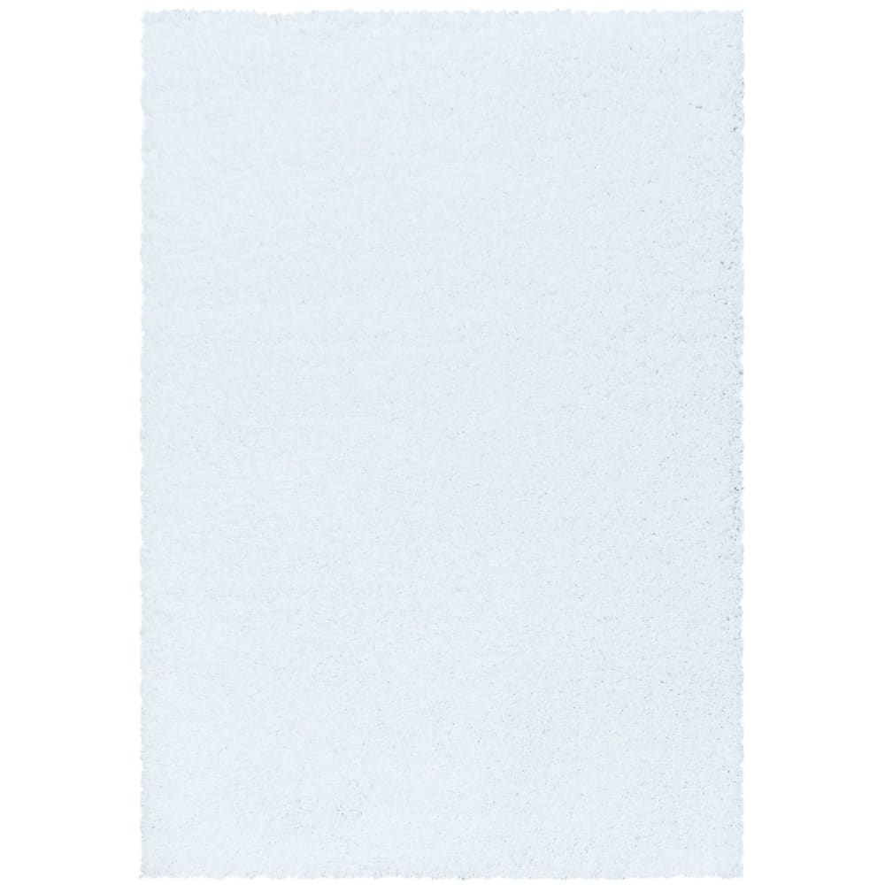 Tapis à poils longs doux blanc 120x170cm