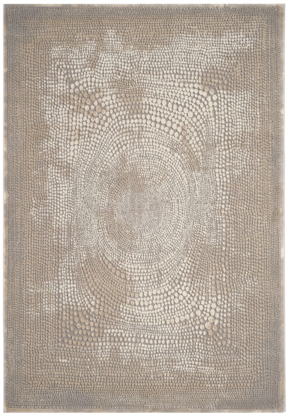 Tapis polyester ivoire