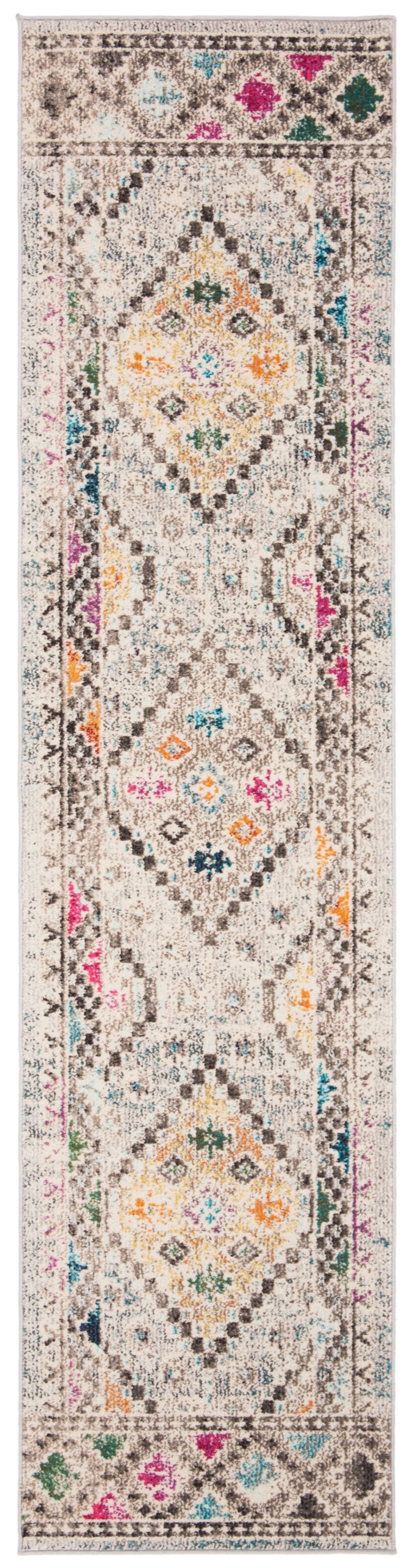 Tapis de transition en polypropylène gris/jaune, 66 x 122 cm
