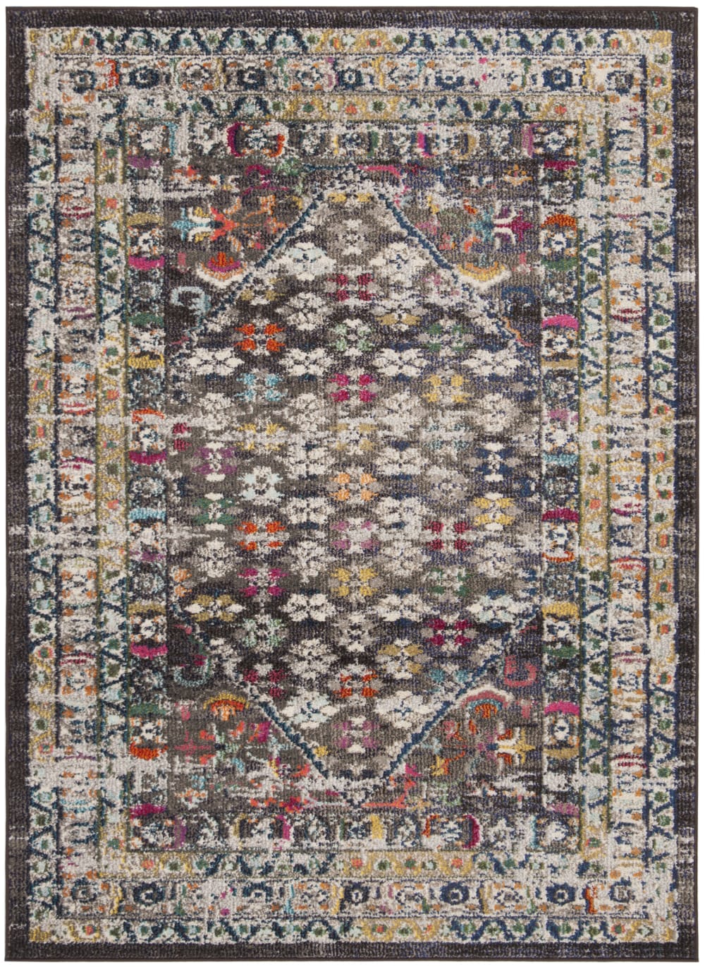 Tapis gris 122 x 170