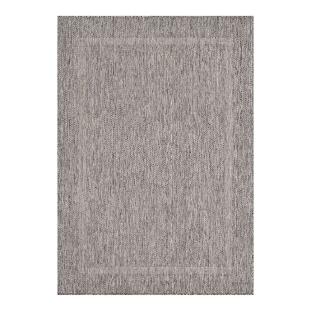 Tapis  contemporaine en polypropylène gris 120x170