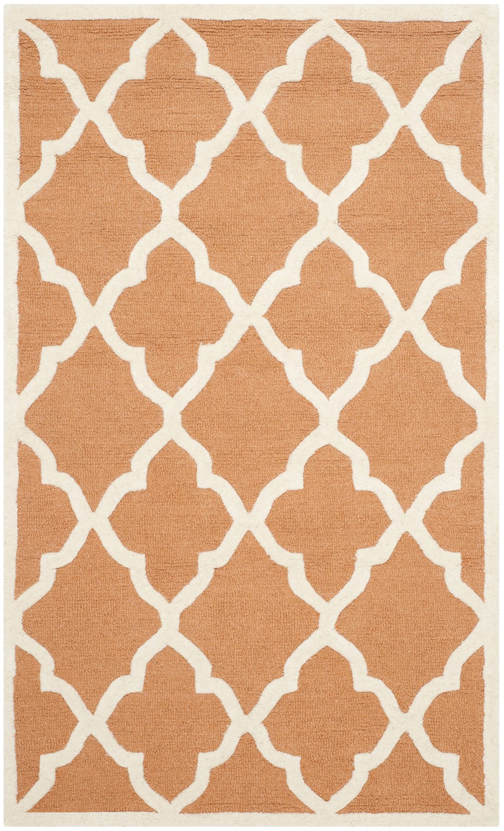 Tapis laine rose 122