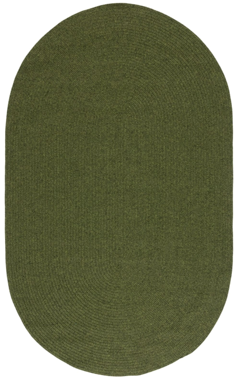 Tapis contemporain en polypropylène vert, 122 x 183 cm