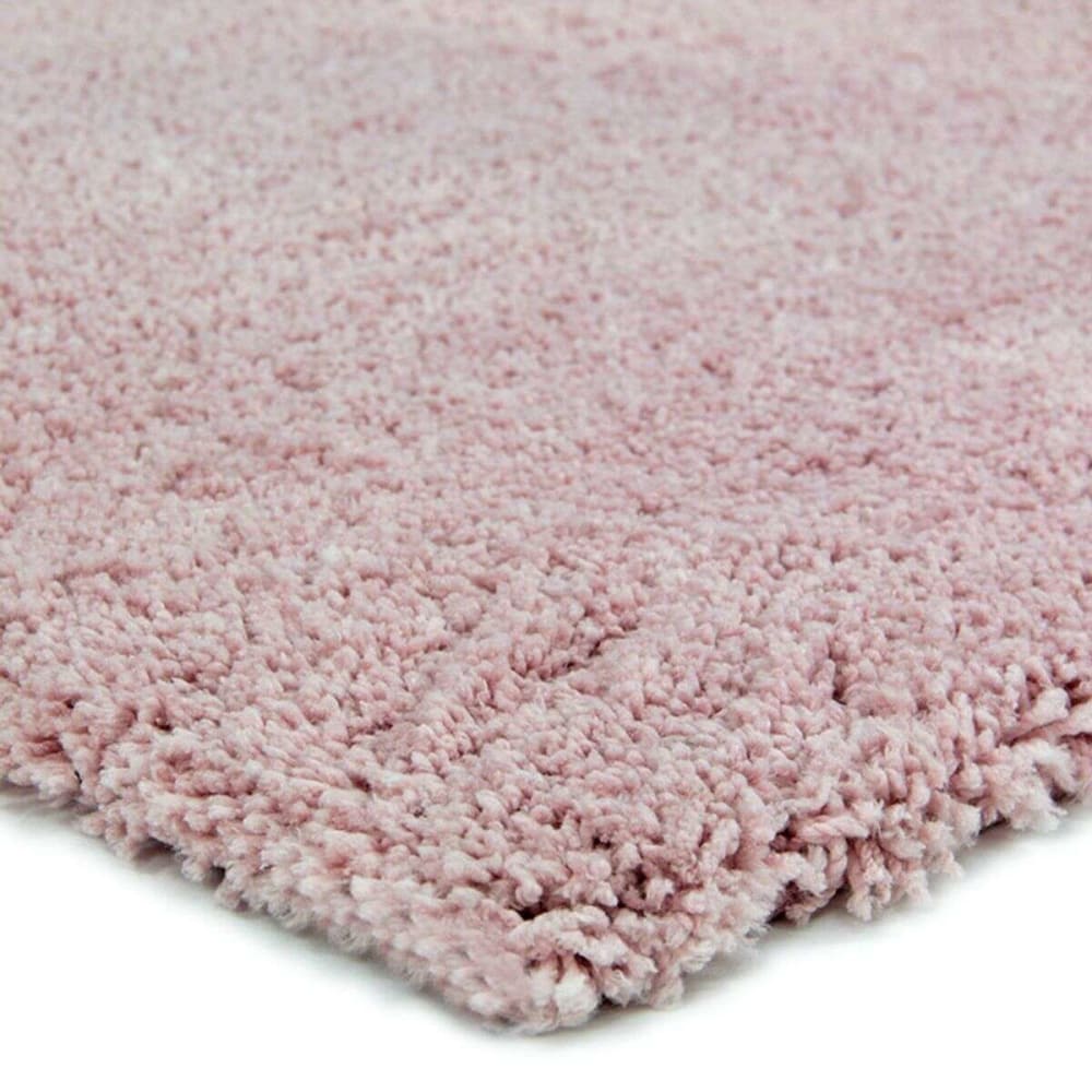 Tapis à poils longs extra-doux rose 120x170 — vue 4