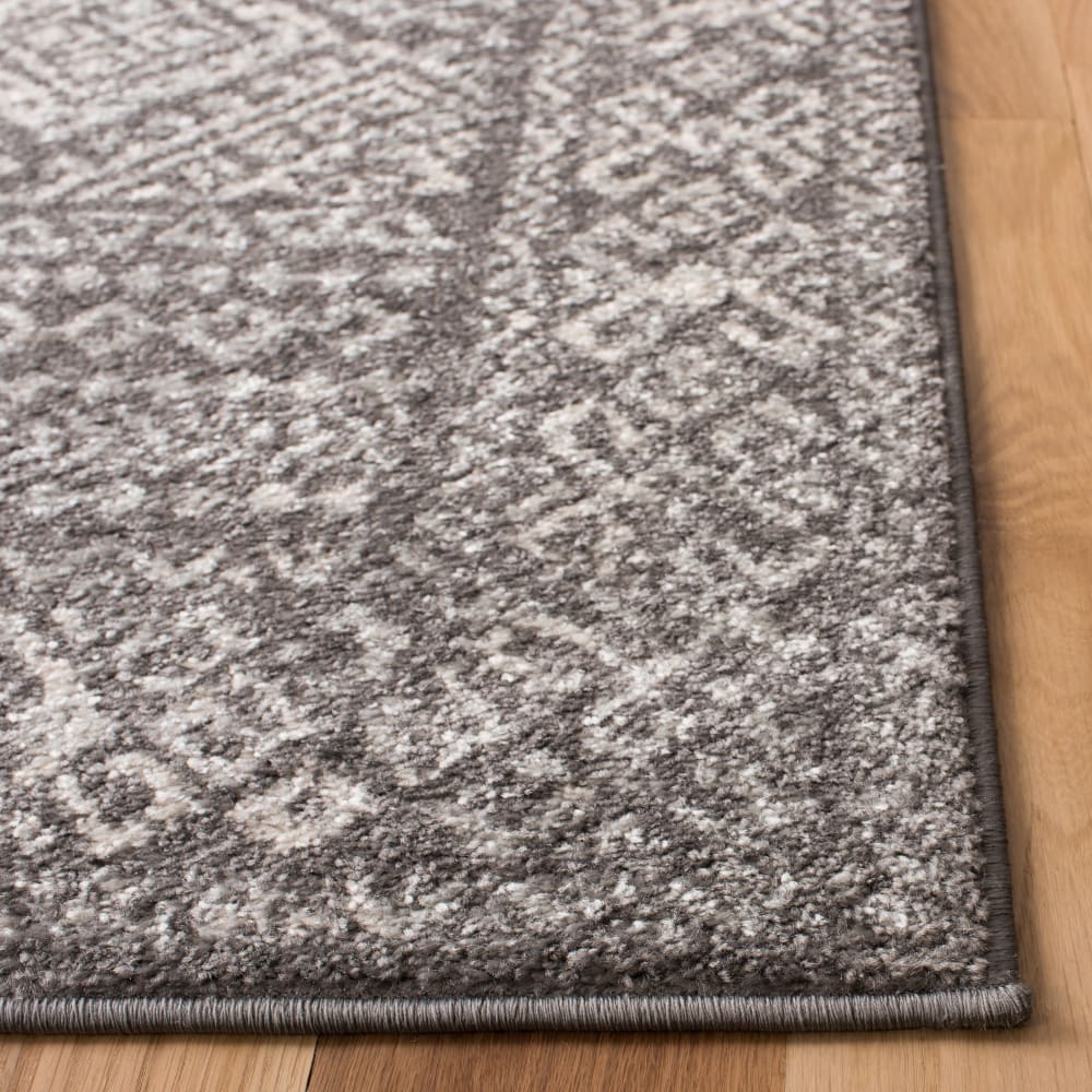 Tapis de transition en polypropylène gris/blanc, 122 x 183 cm — vue 4
