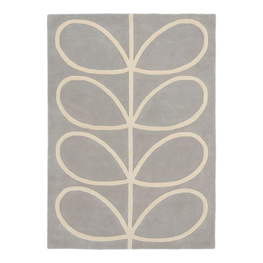 Tapis floral design en laine multicolore 120x180