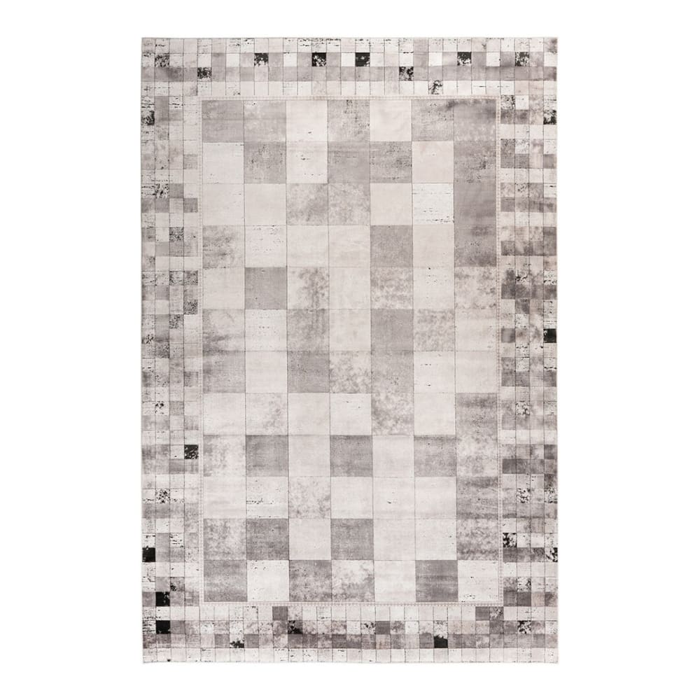 Tapis en viscose gris 120x170