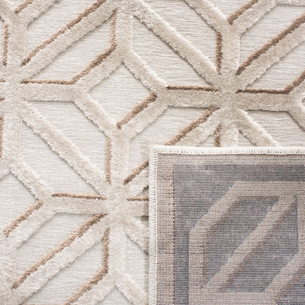 Tapis de transition en viscose argent, 122 x 170 cm — vue 4
