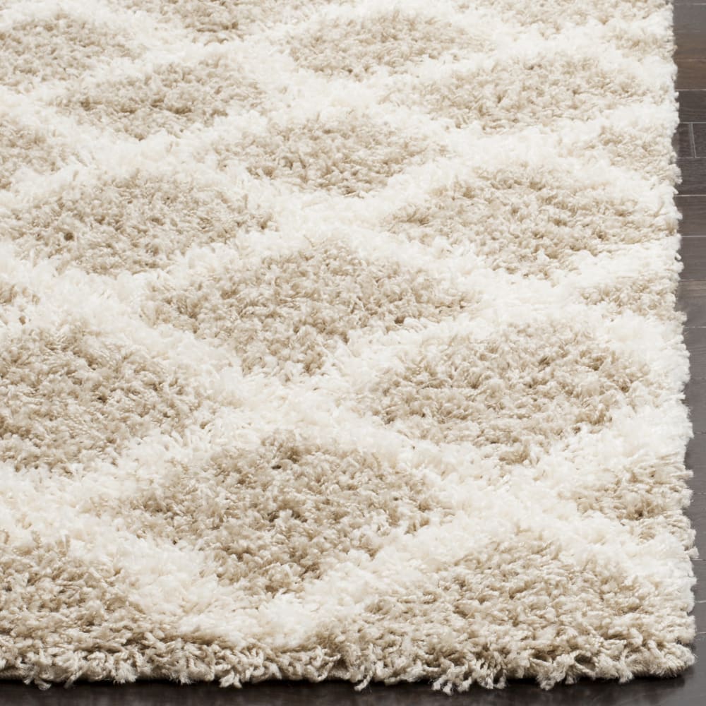 Tapis en polypropylène beige/blanc, 122 x 183 cm — vue 4