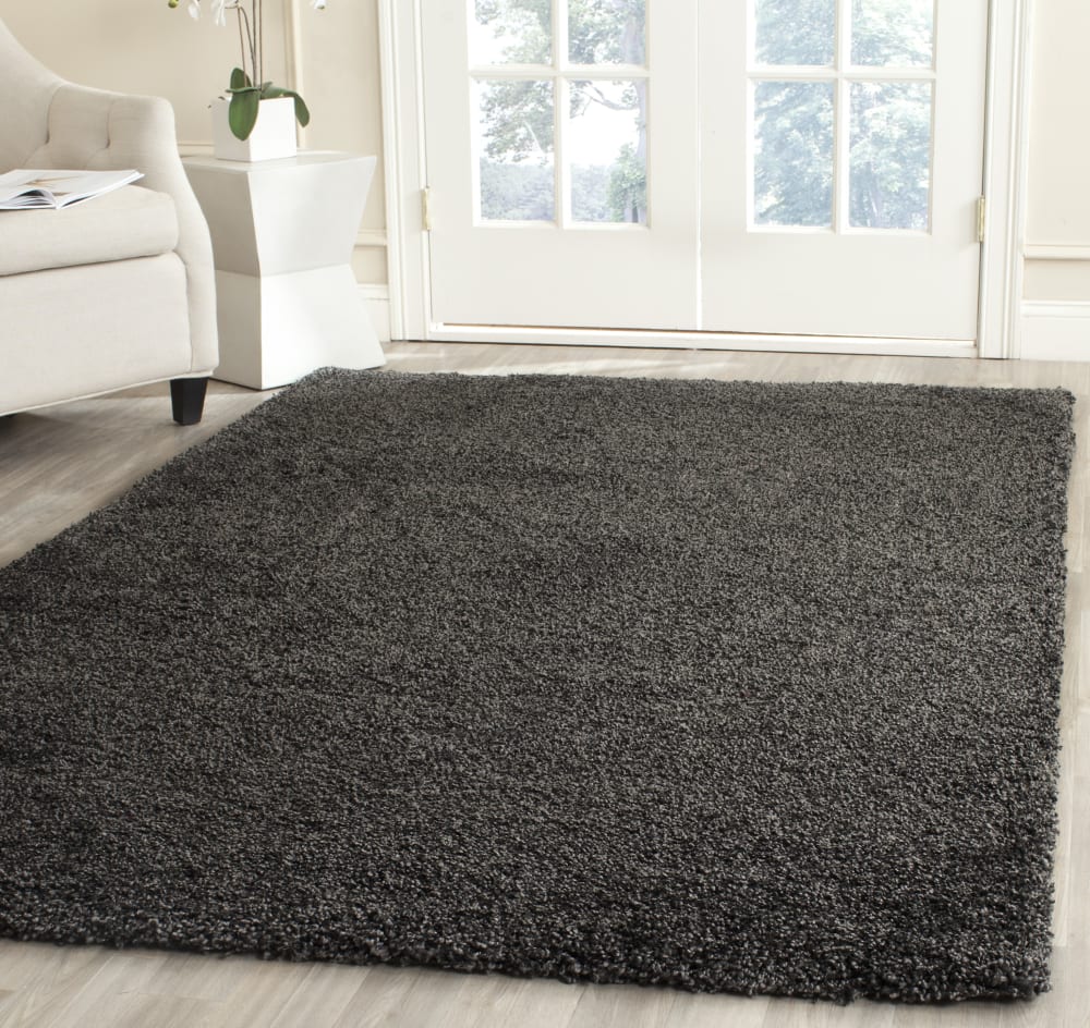 Tapis en polypropylène gris, 122 x 183 cm — vue 3