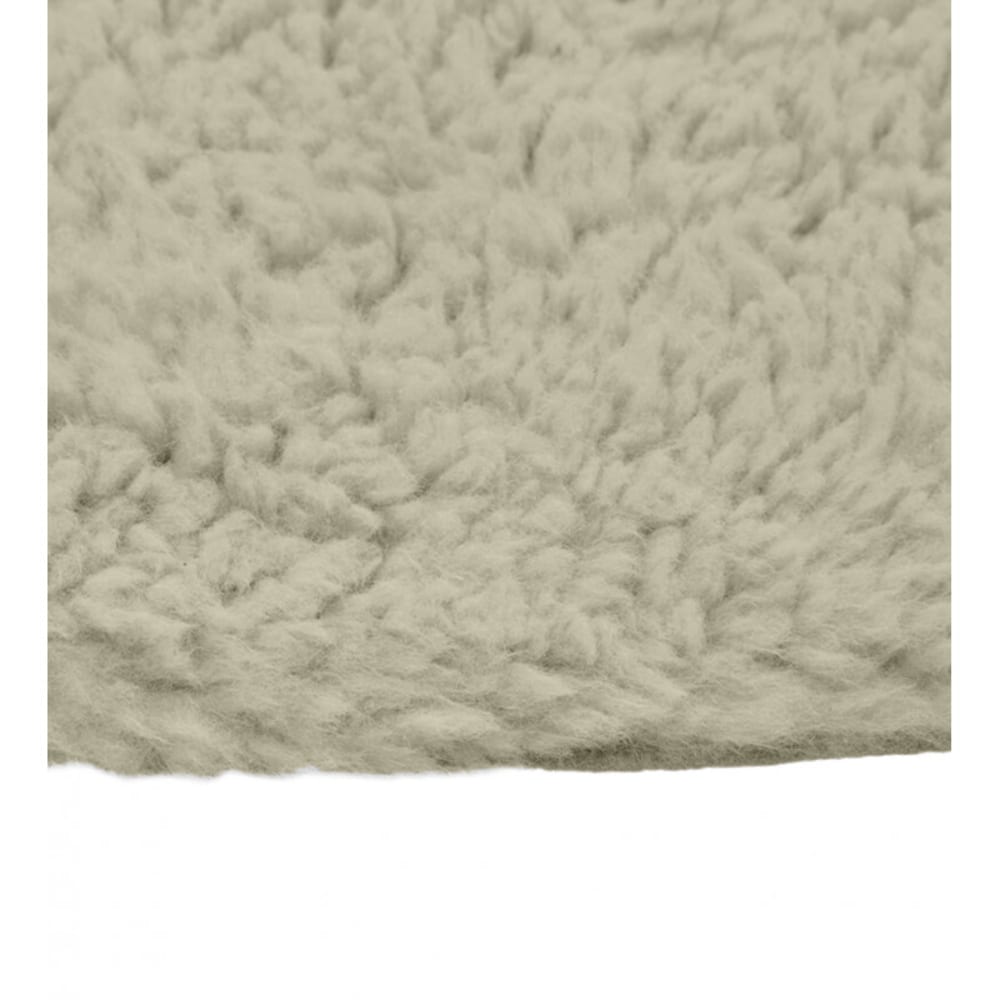 Tapis sherpa rond uni d 120 cm vert — vue 3