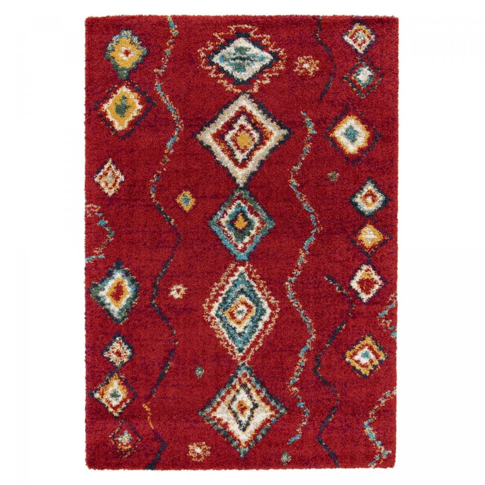 Tapis shaggy 120x170 - jaune