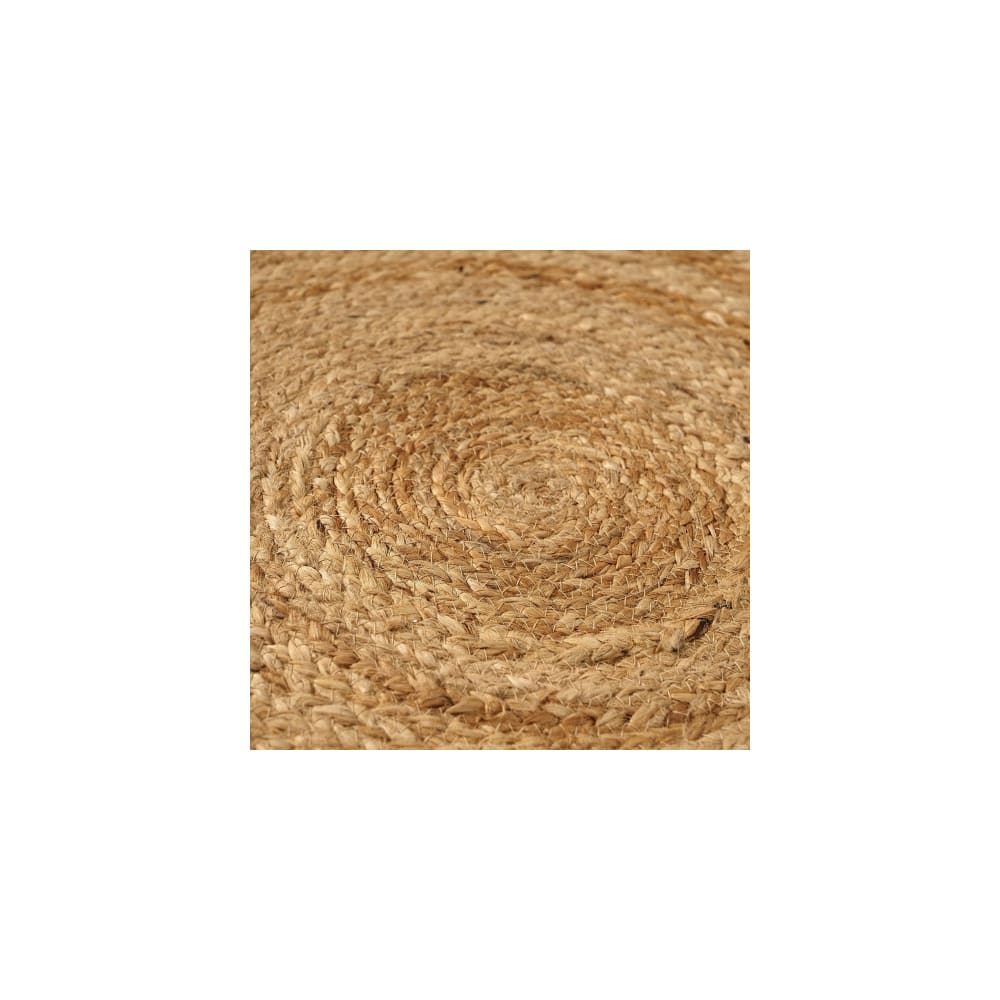 Tapis rond déco jute - diamètre 120cm — vue 4