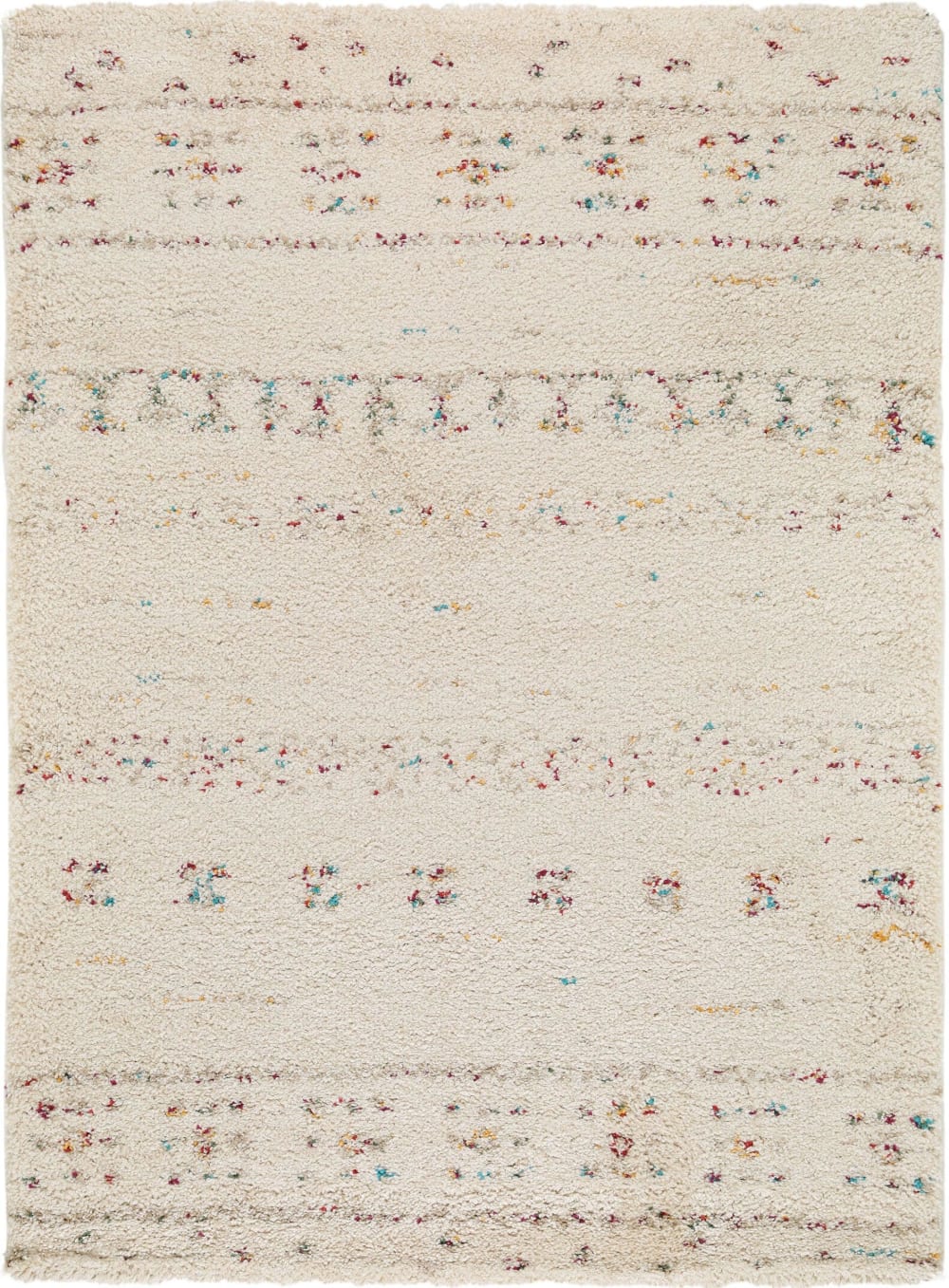 Benuta Hochflorteppich beige 120x170 style exotic - Pvc - Polyvinlychlorid