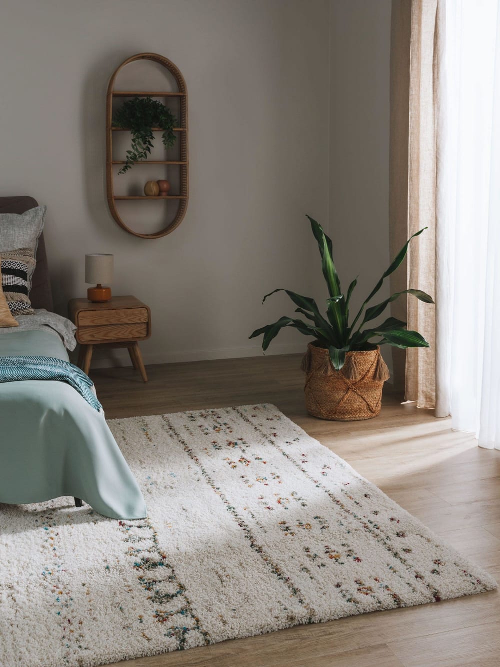 Hochflorteppich beige 120x170 - Maisons Du Monde