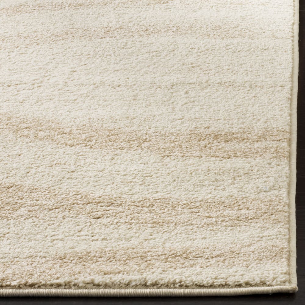 Tapis vague moderne en détresse en polypropylène beige, 122 x 183 cm — vue 4