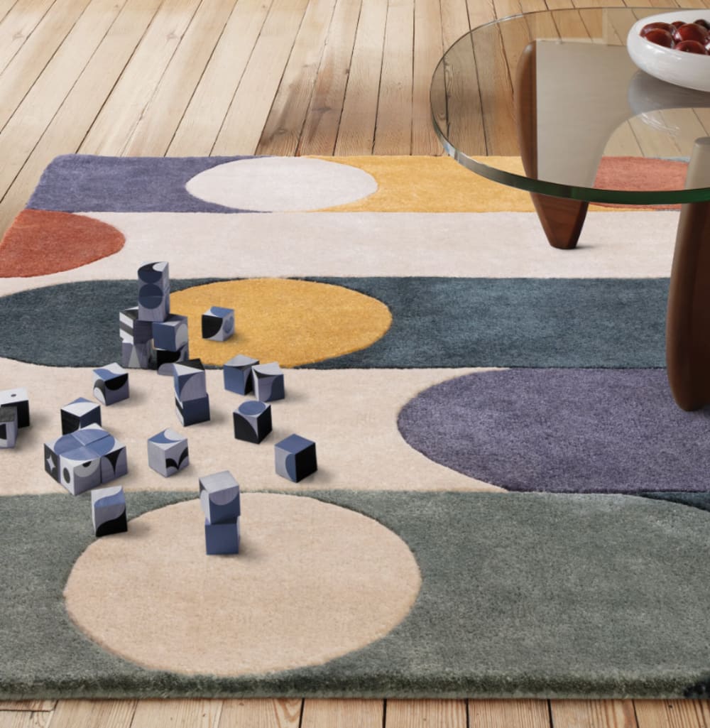 Novatrend Moderner Design-Wohnzimmerteppich mehrfarbig 120x170 cm - Pes - Polyester