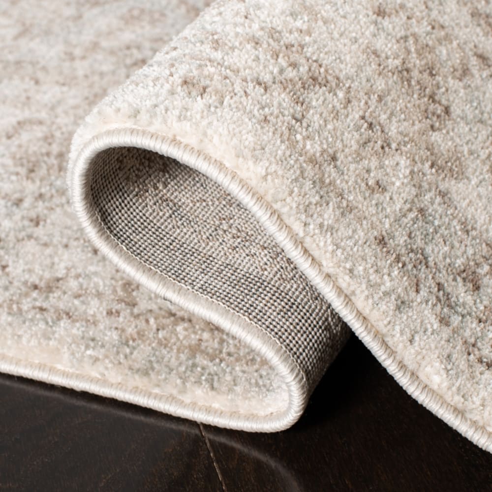 Tapis traditionnel en polypropylène blanc/taupe, 122 x 183 cm — vue 4