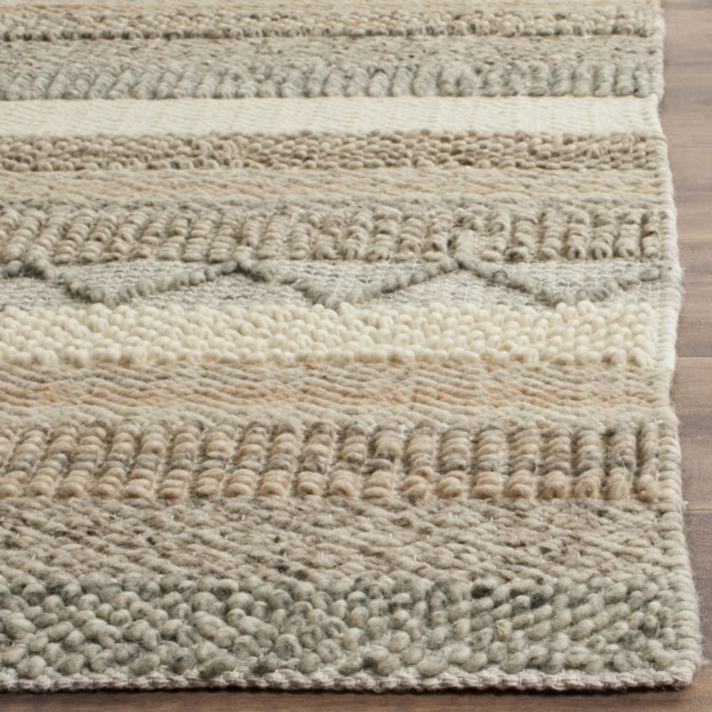 Tapis de transition en laine beige, 122 x 183 cm — vue 4