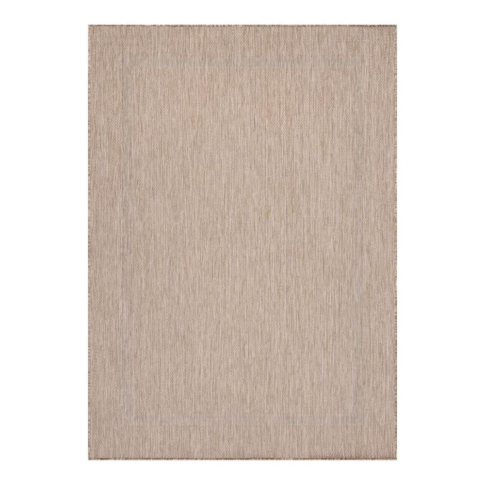 Tapis  contemporaine en polypropylène beige 120x170