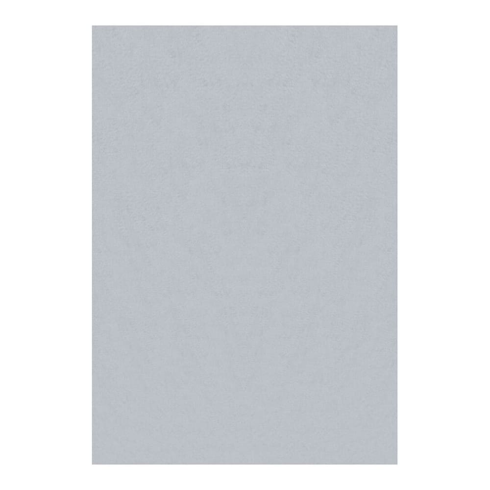 Tapis uni design en polyester argenté 120x170