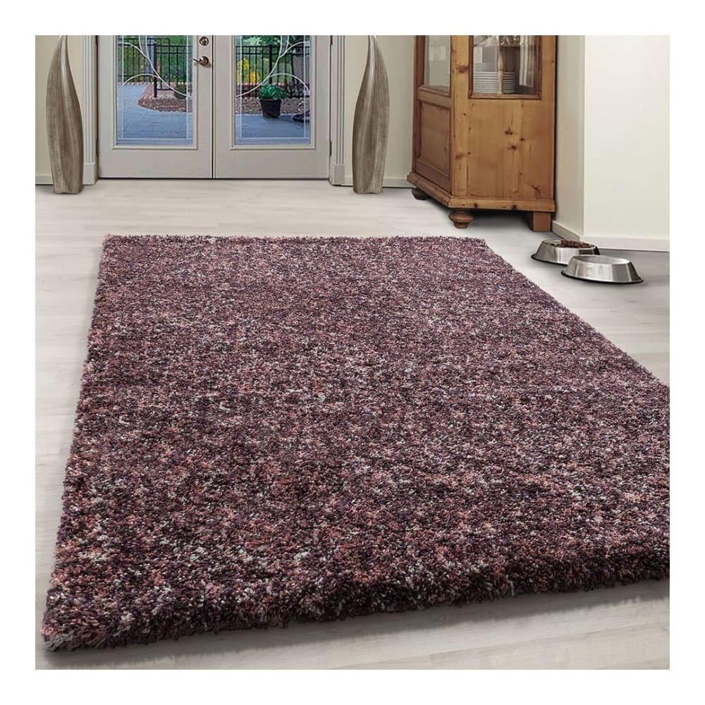Tapis  design en polypropylène rose 120x170