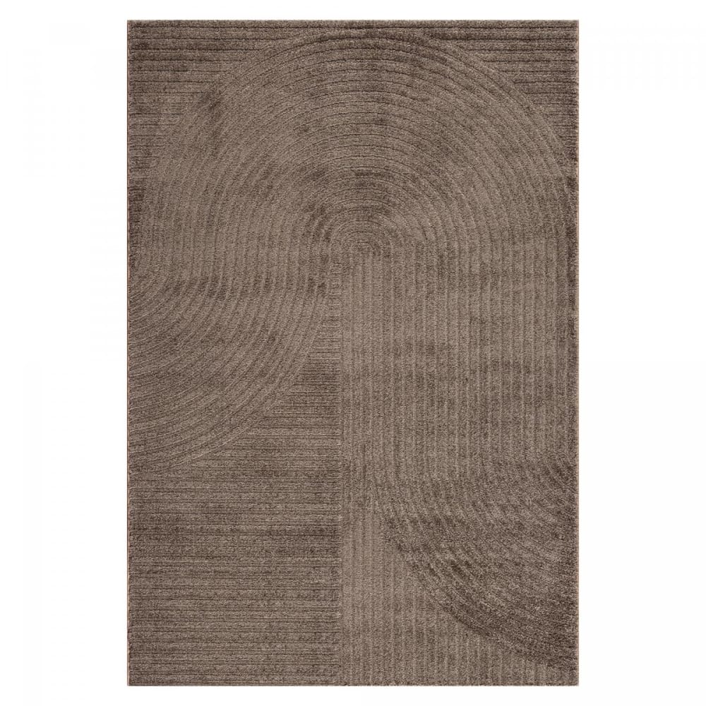 Tapis salon 120x170 marron