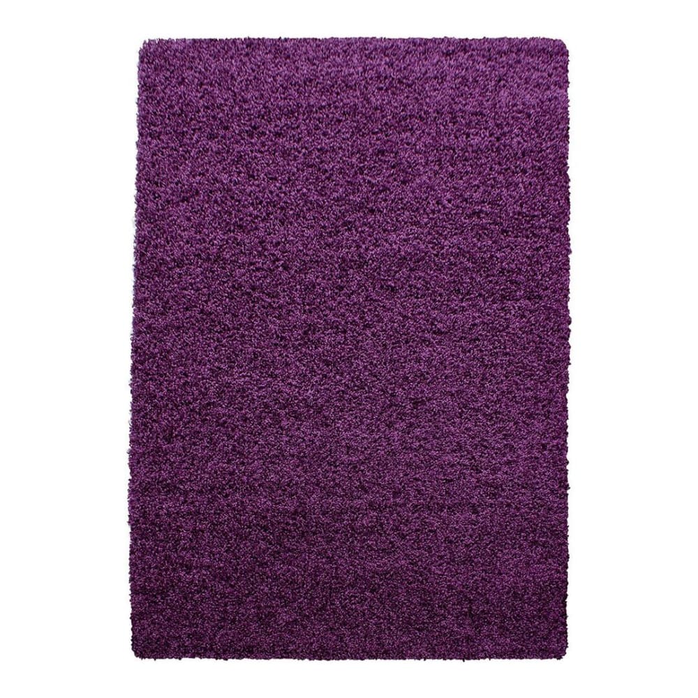 Tapis uni design en polypropylène violet 120x170