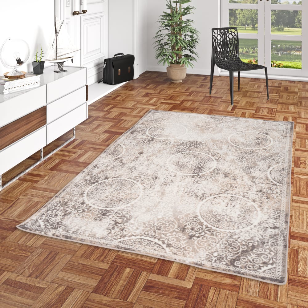 Tapis baroque beige 120x170 cm — vue 3