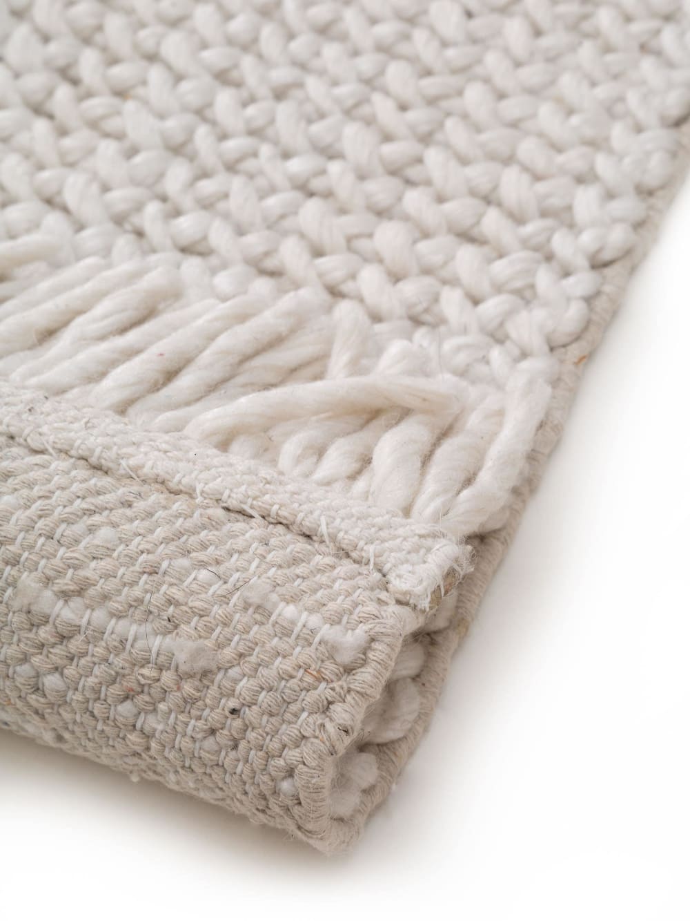 Tapis de laine ivory 120x170 — vue 4