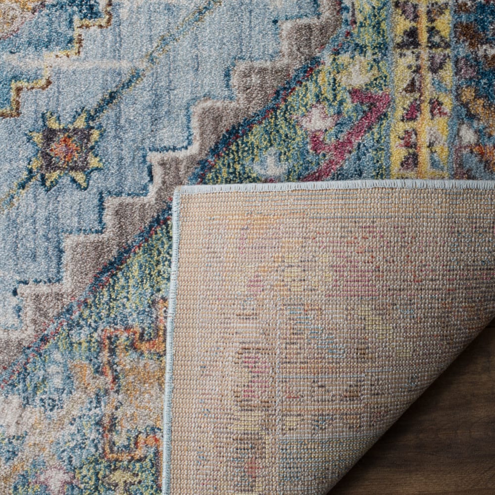 Tapis de transition en polyester bleu/brun, 122 x 183 cm — vue 4