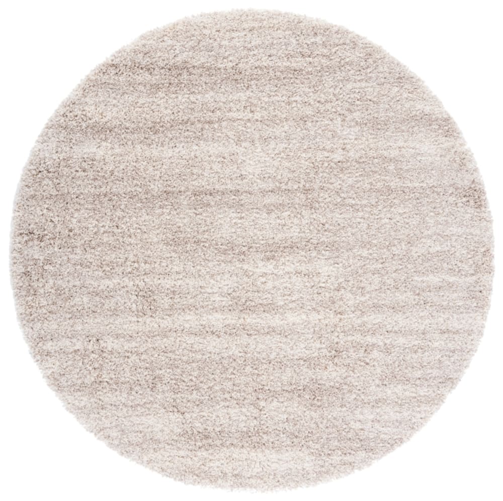 Tapis en polypropylène blanc/beige, 122 cm