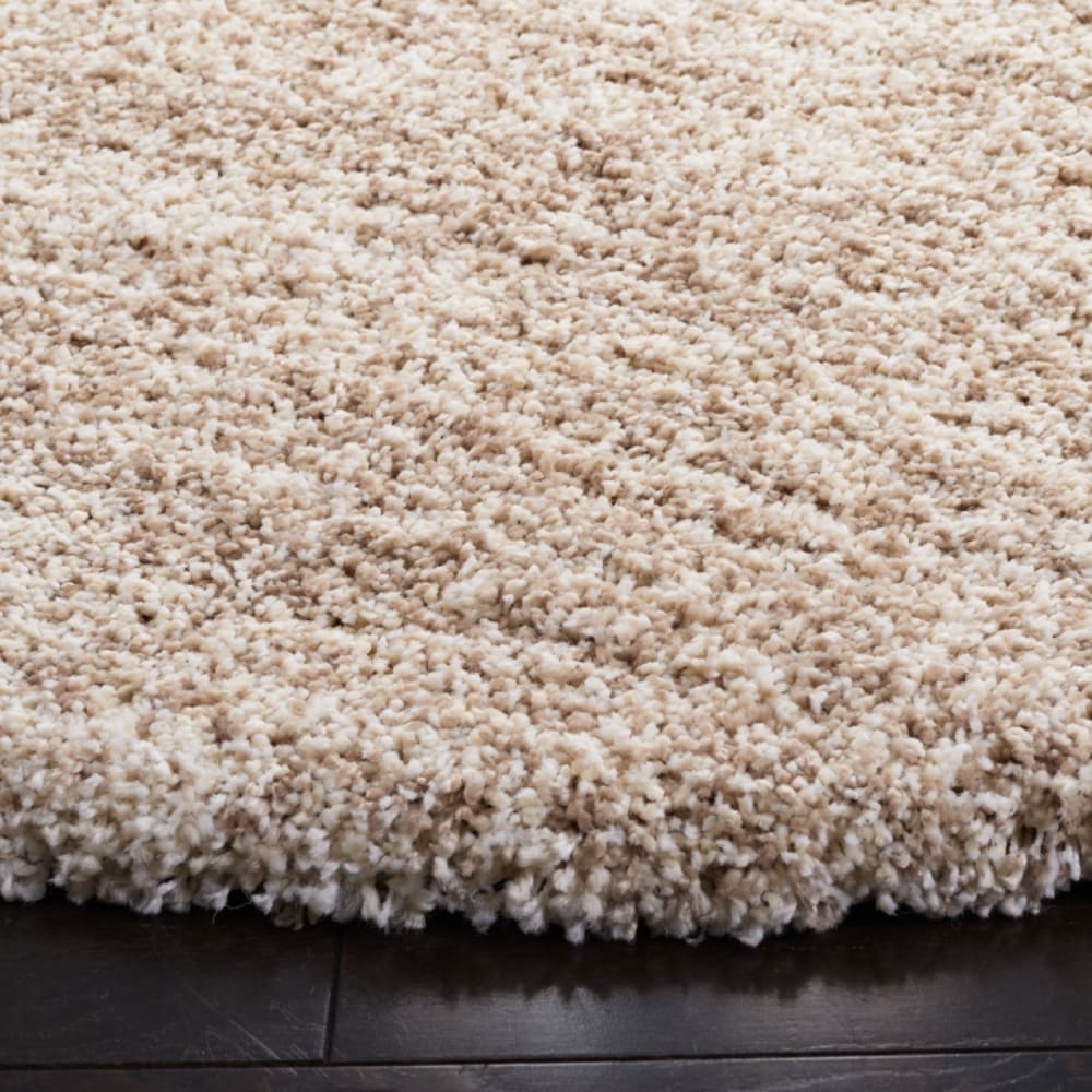 Tapis en polypropylène blanc/beige, 122 cm — vue 3