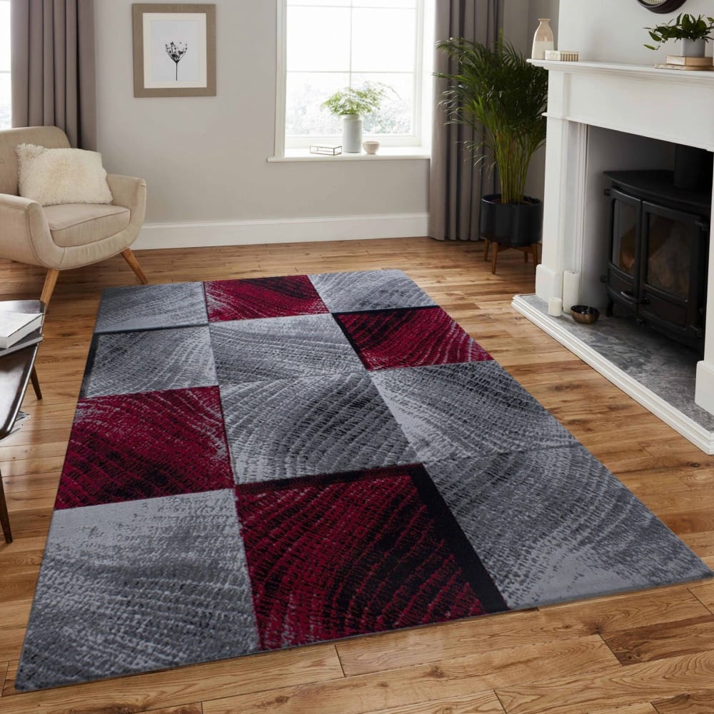 Tapis à motifs carreaux - damier