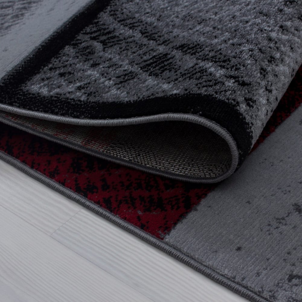 Tapis à motifs carreaux en damier rouge 120x170cm — vue 4