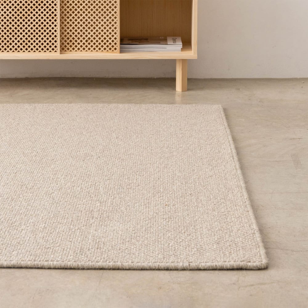 Tapis 100% laine couleur Gris clair 120x180 cm — vue 4