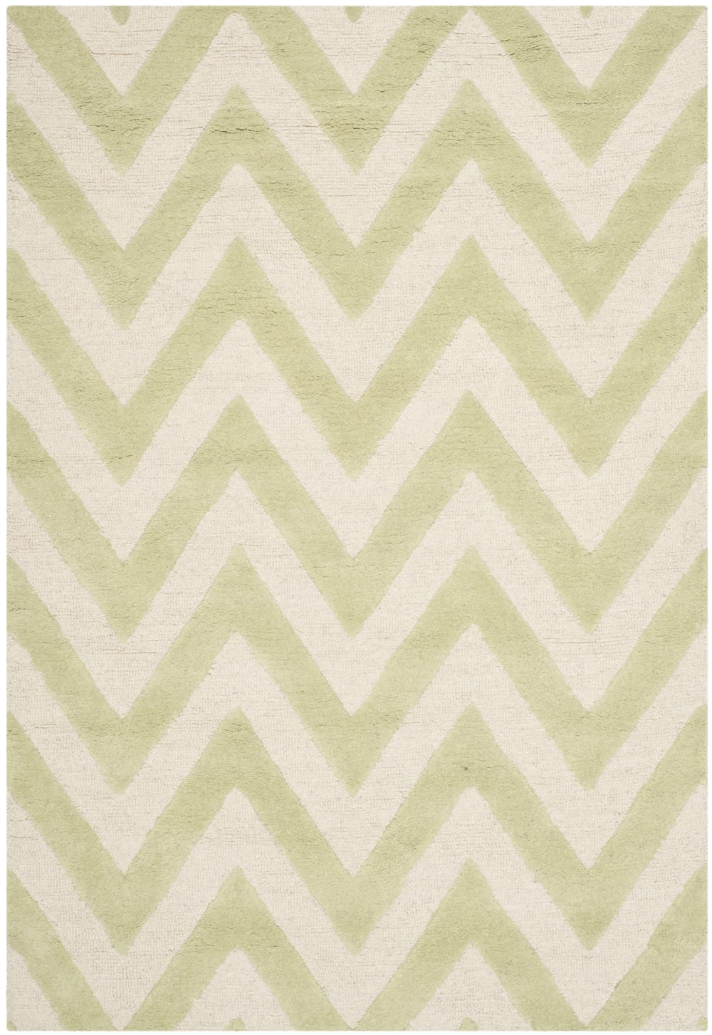 Tapis laine vert 122