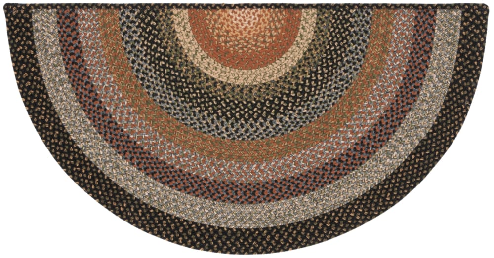 Tapis contemporain en polypropylène multicolore, 61 x 122 cm