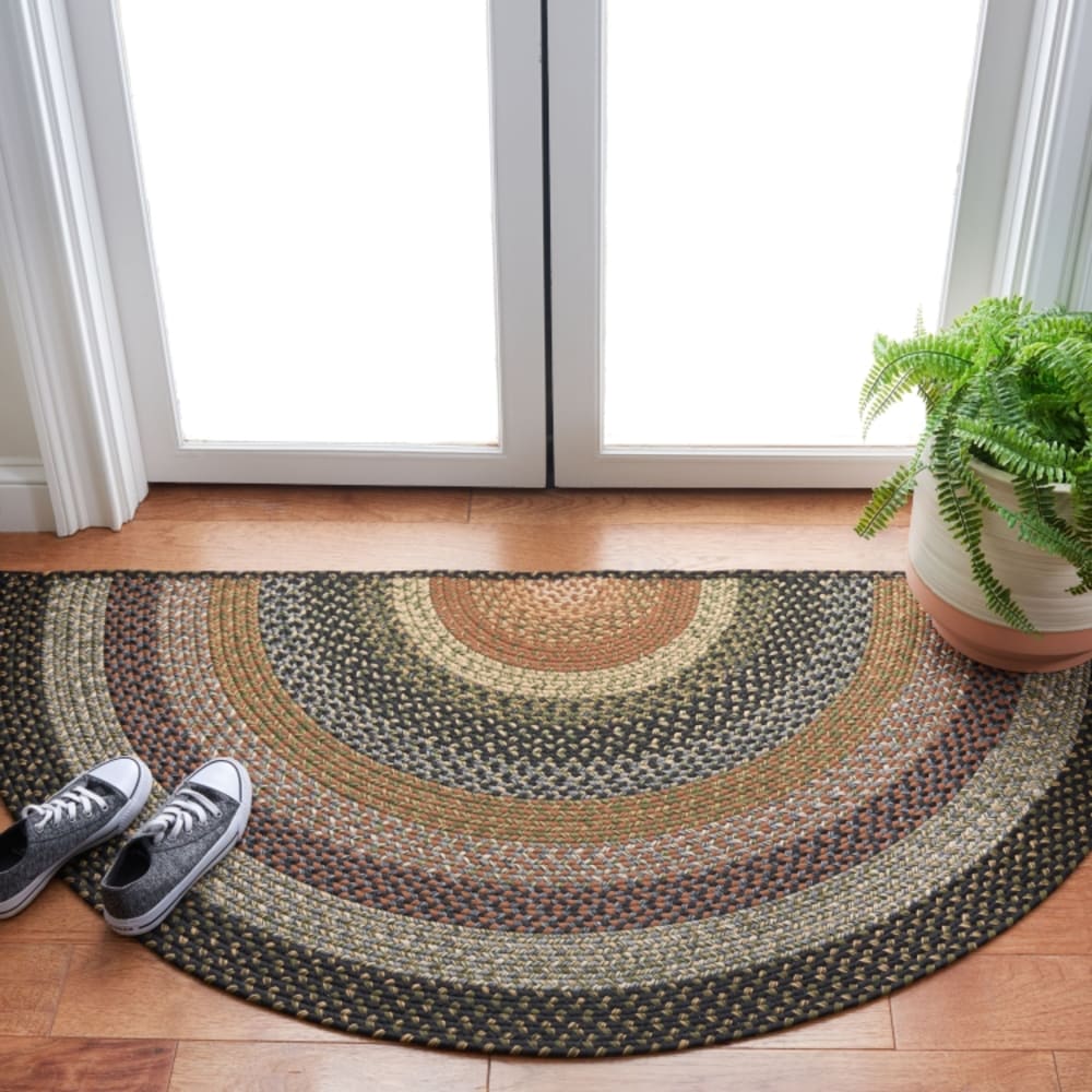 Tapis contemporain en polypropylène multicolore, 61 x 122 cm — vue 3