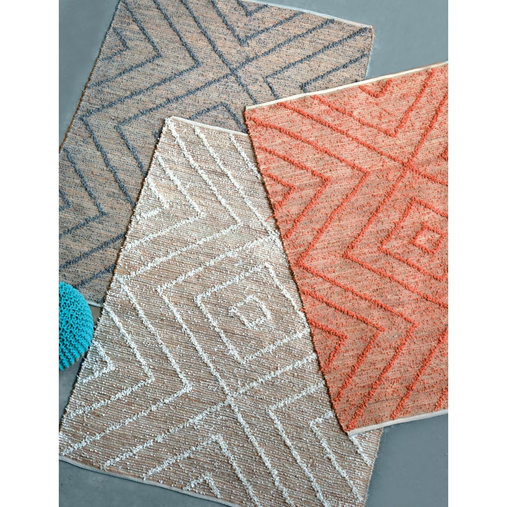 Tapis en jute gris 120 x 180 cm — vue 3