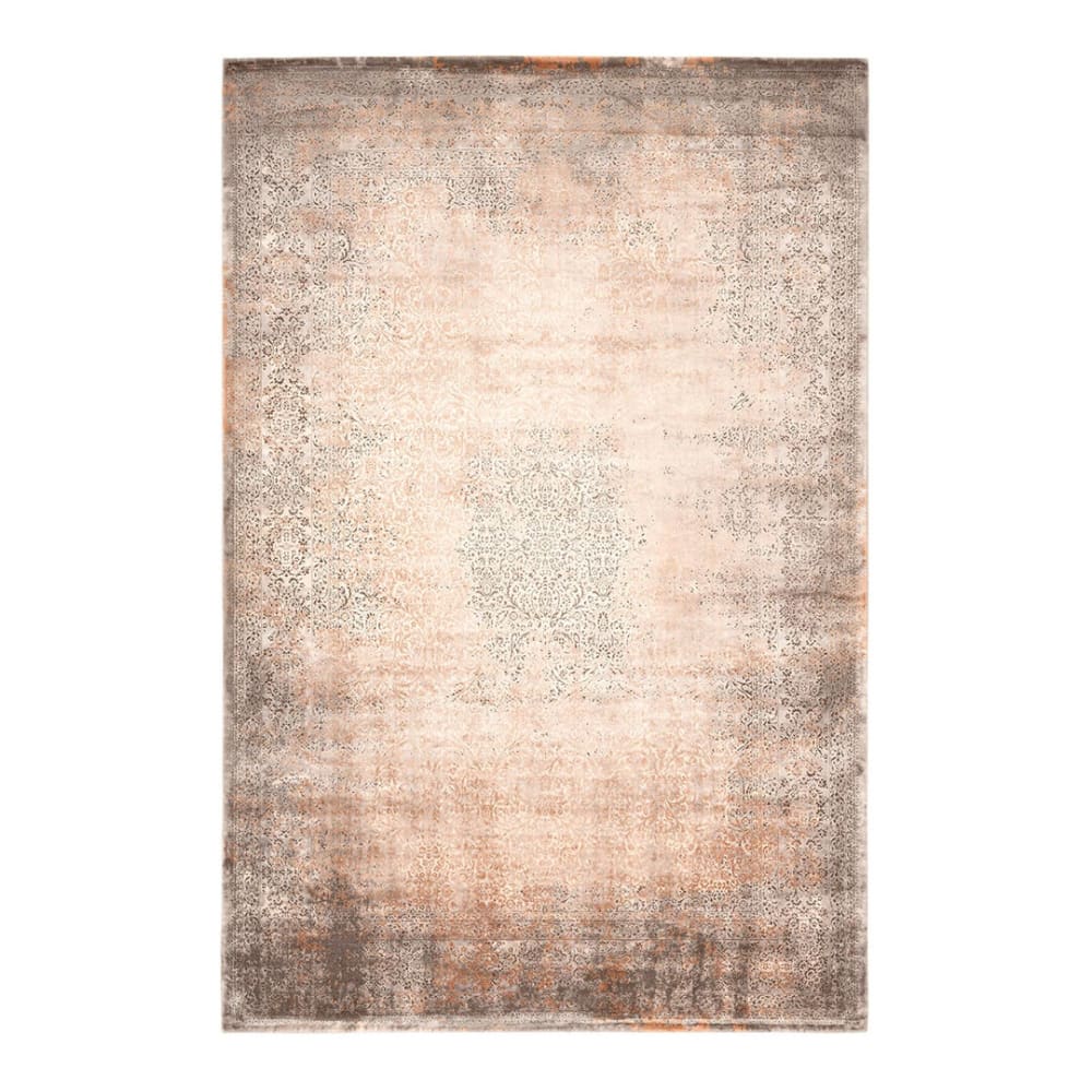Tapis  baroque en bambou taupe 120x170