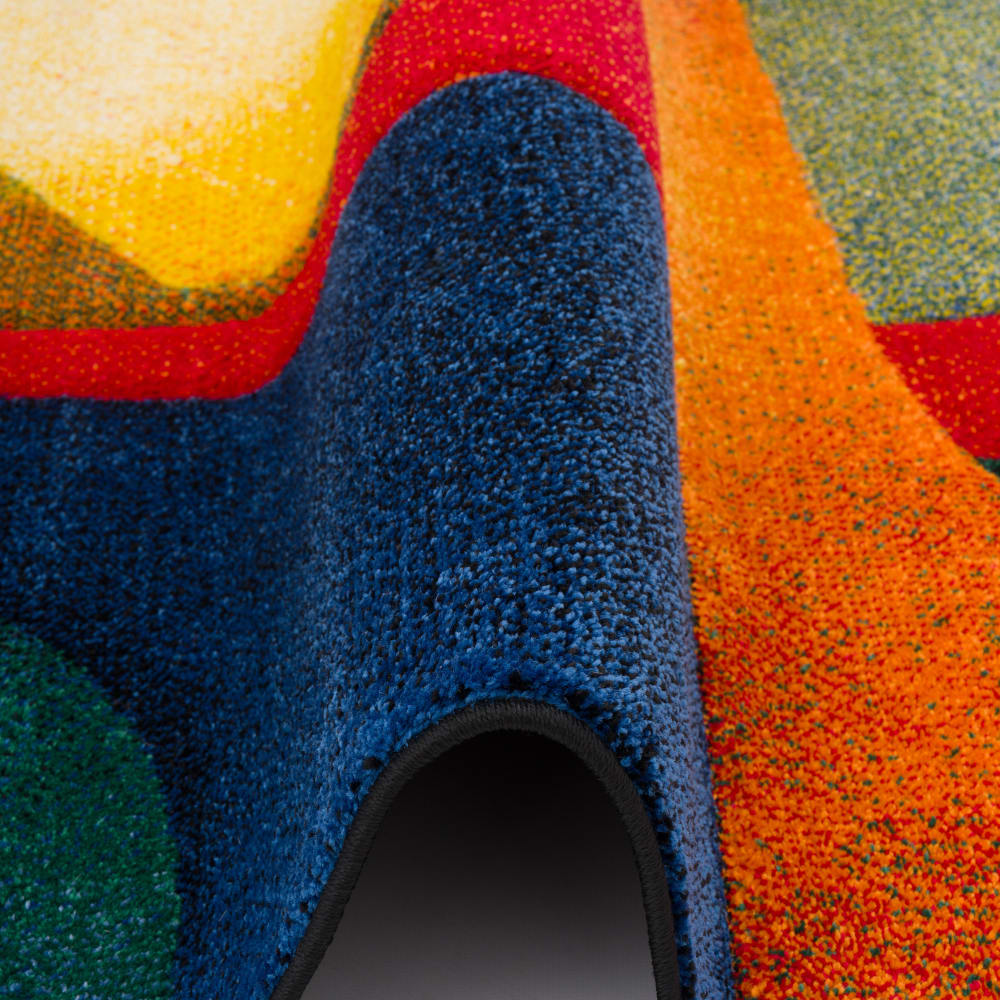 Tapis design moderne pétrole 120x170 cm — vue 4