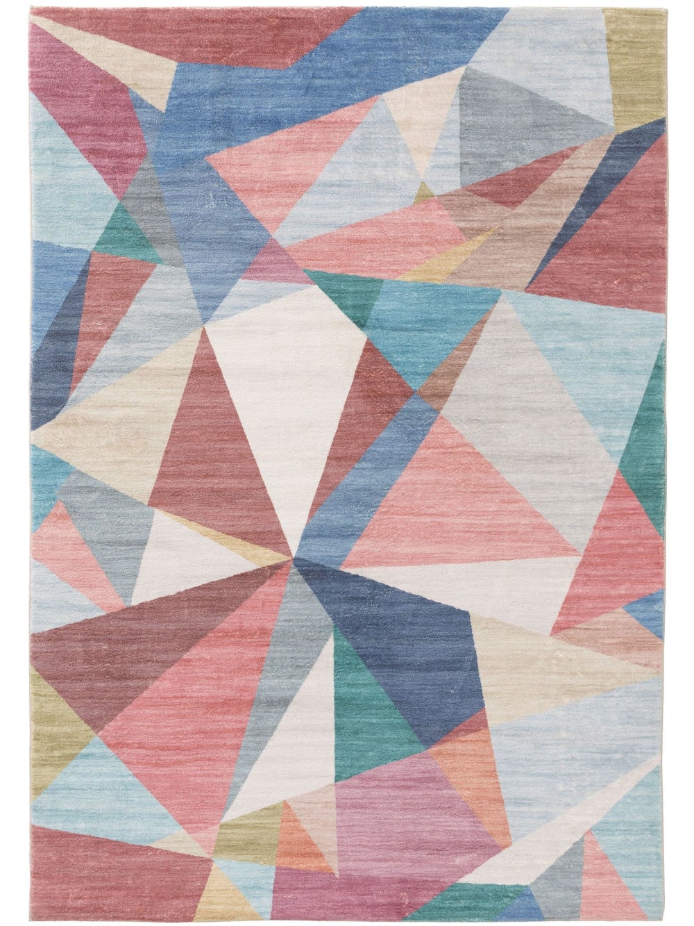 Tapis multicouleur/fuchsia