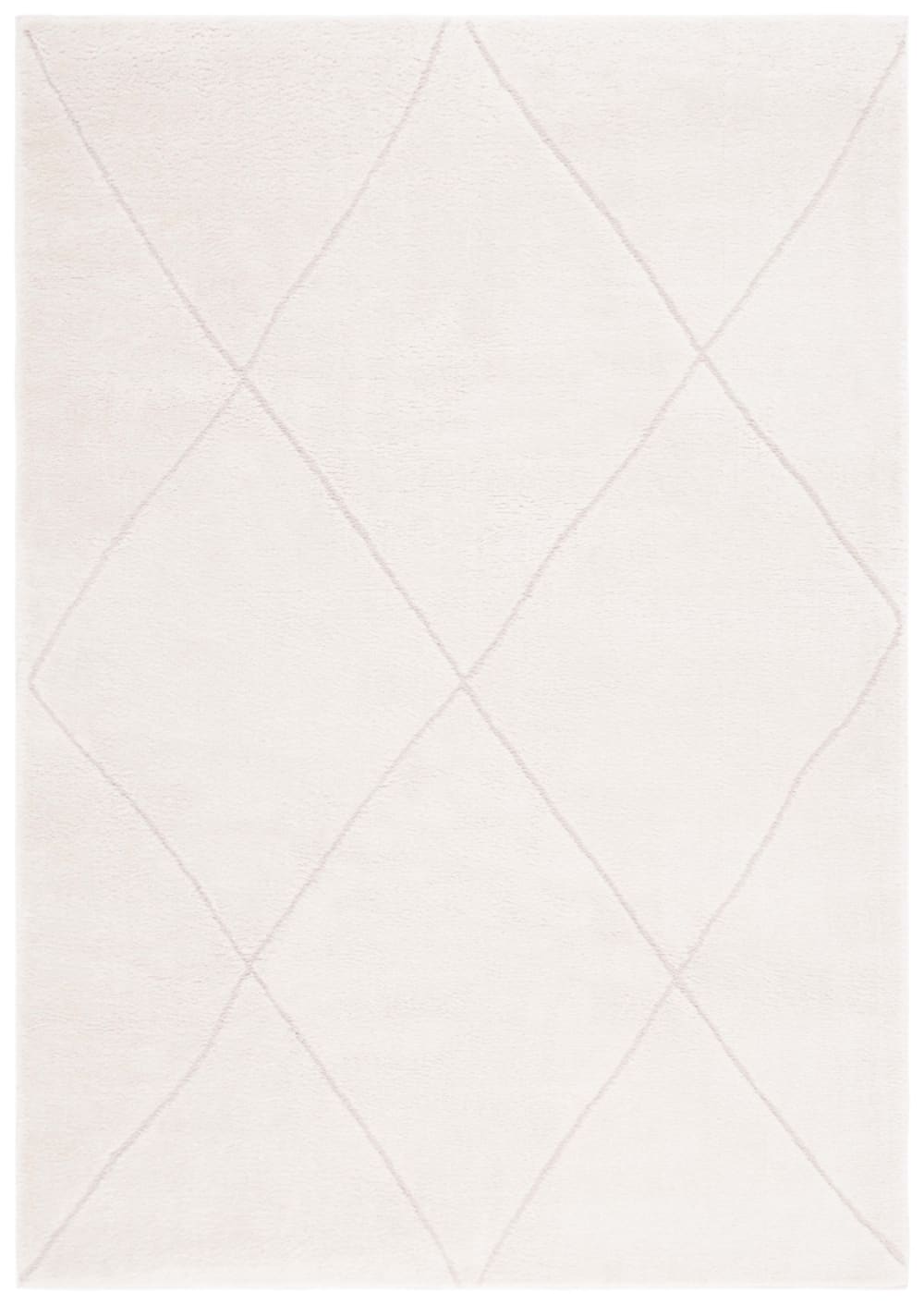 Tapis polyester ivoire