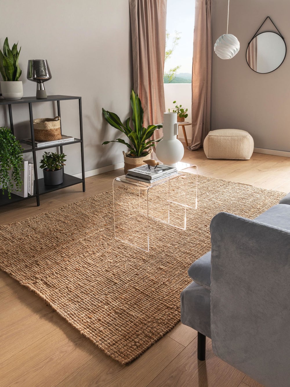 Tapis de jute natural 120x170 — vue 3