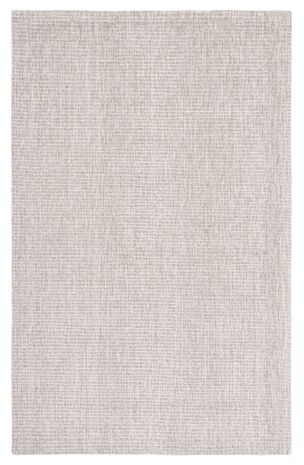 Tapis contemporain en laine blanc/gris, 122 x 183 cm