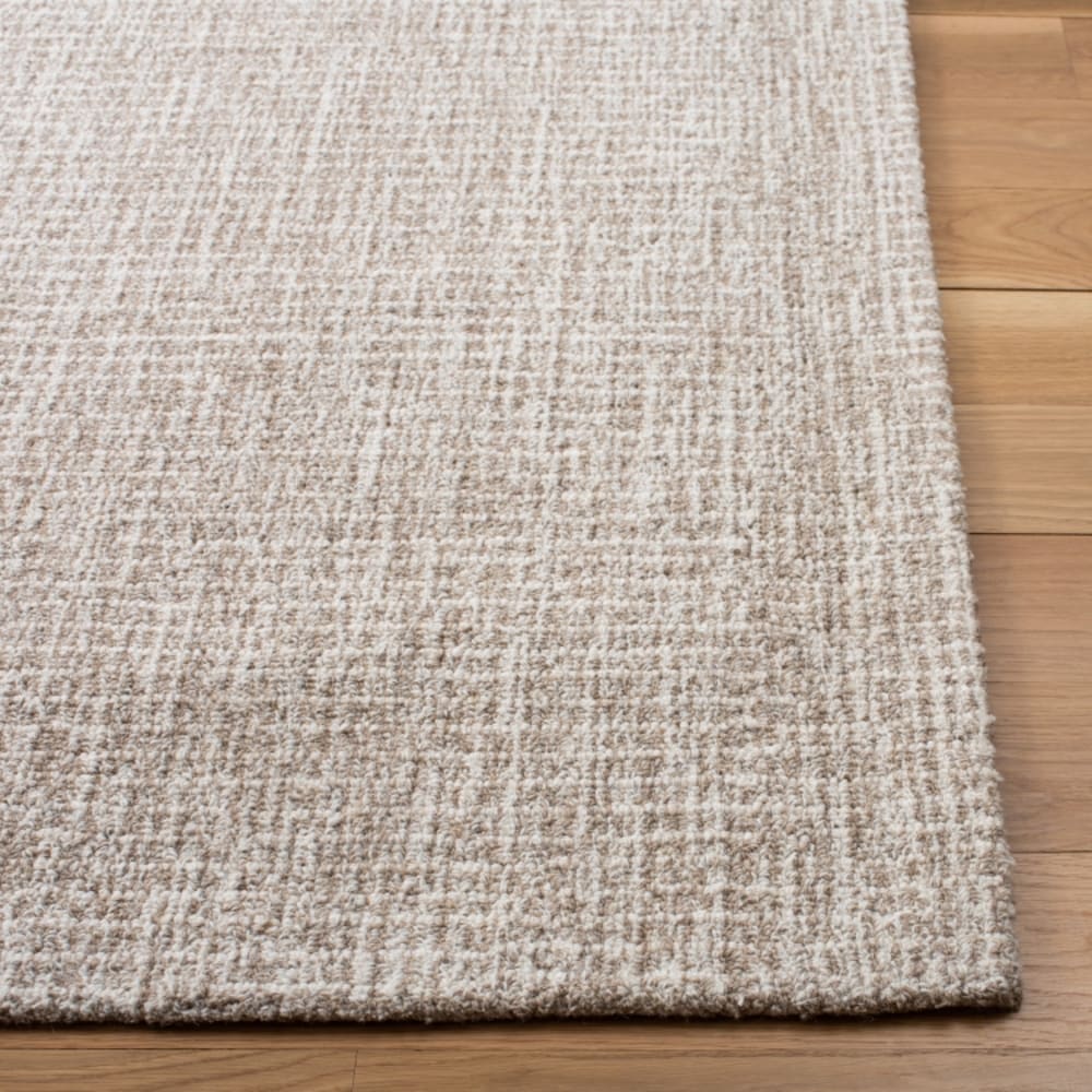Tapis contemporain en laine blanc/gris, 122 x 183 cm — vue 4