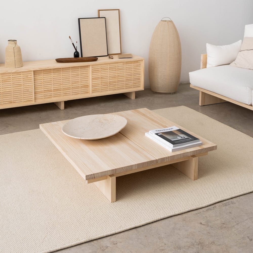 Tapis 100% laine couleur Écru 120x180 cm — vue 3