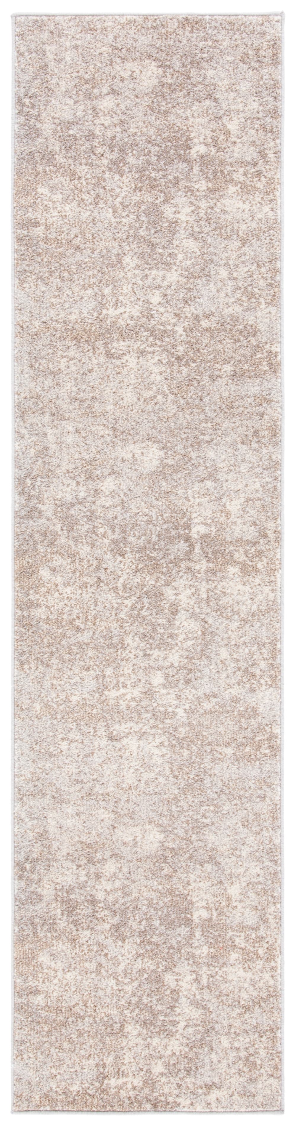 Tapis de transition en polypropylène gris/beige, 66 x 122 cm